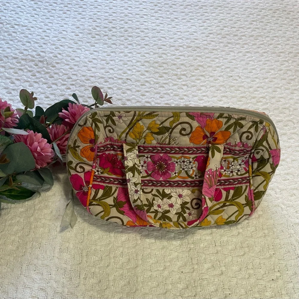Vera Bradley Floral Multi-Color‎ Women's Cosmetic Bag~